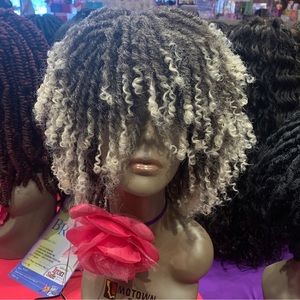 Bobbi Boss wig M833 soul locs Gray